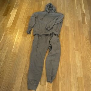 Richer Poorer tan sweatsuit